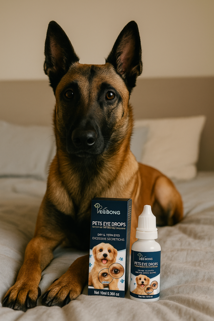 belgian malinois eye solution