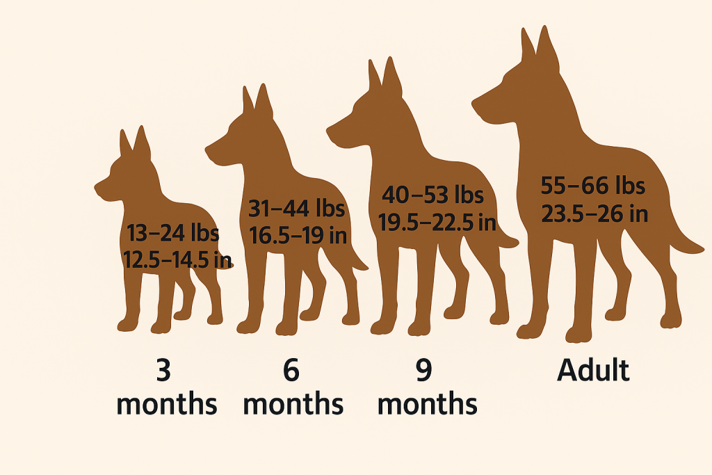 belgian malinois size chart belgian malinois store