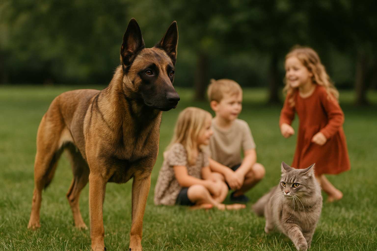 are belgian malinois good with kids
