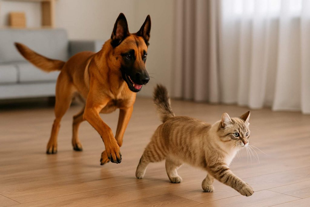 Are Belgian Malinois Good With Cats?
